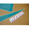 AUTOCOLLANT KIT KAWASAKI GPZ 500S YEAR STICKERS KIT KAWASAKI GPZ 500S YEAR 2000 BLACK GREEN
