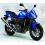 STICKERS KAWASAKI Z750 YEAR 2004 BLUE (Compatible Product)