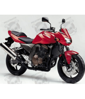 STICKERS KAWASAKI Z750 YEAR 2004 RED (Compatible Product)