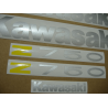 STICKERS KAWASAKI Z750 YEAR 2005 BLUE