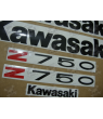 AUFKLEBER KIT KAWASAKI Z750 YEAR 2006 RED