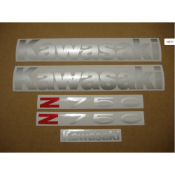 AUFKLEBER KIT KAWASAKI Z750 YEAR 2007 BLACK