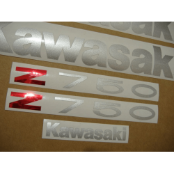 AUFKLEBER KIT KAWASAKI Z750 YEAR 2007 BLACK