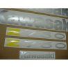 STICKERS KAWASAKI Z750 YEAR 2008 DARK BLUE