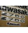 AUTOCOLLANT KAWASAKI Z750 YEAR 2009 GREEN