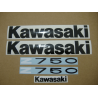 STICKERS KIT KAWASAKI Z750 YEAR 2011 GREEN