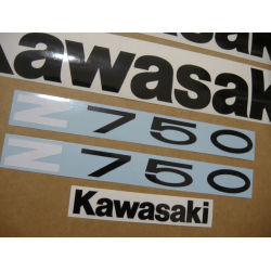 STICKERS KIT KAWASAKI Z750 YEAR 2011 GREEN