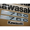 STICKERS KIT KAWASAKI Z750 YEAR 2011 GREEN