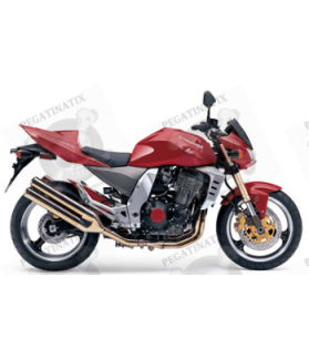 STICKERS KAWASAKI Z-1000 YEAR 2004 RED (Compatible Product)