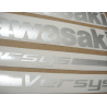 AUFKLEBER KAWASAKI VERSYS 650 YEAR 2017 BLACK
