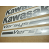 AUFKLEBER KAWASAKI VERSYS 650 YEAR 2017 RED