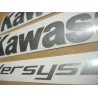 AUFKLEBER KAWASAKI VERSYS 650 YEAR 2017 RED