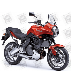 STICKERS KAWASAKI VERSYS 650 YEAR 2007 RED (Compatible Product)