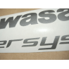STICKERS KAWASAKI VERSYS 650 YEAR 2008 BLUE