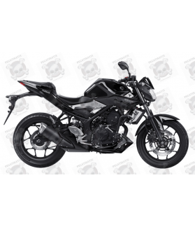 STICKERS KIT YAMAHA MT-03 YEAR 2016 VERSION BLACK (Compatible Product)