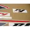 STICKER KIT YAMAHA R1 YEAR 2014 VERSION WHITE