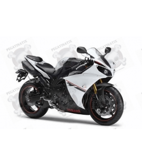 STICKER KIT YAMAHA R1 YEAR 2014 VERSION WHITE (Compatible Product)