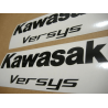 STICKERS KAWASAKI VERSYS 650 YEAR 2008 GREEN