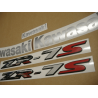 STICKERS KAWASAKI ZR-7S YEAR 2002 VERSION BLUE