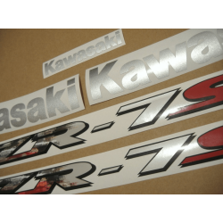 AUTOCOLLANT  KAWASAKI ZR-7S YEAR 2002 VERSION BLUE