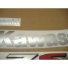 AUFKLEBER  KAWASAKI ZR-7S YEAR 2002 VERSION BLUE