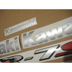 AUTOCOLLANT  KAWASAKI ZR-7S YEAR 2002 VERSION BLUE