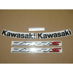 AUTOCOLLANT  KAWASAKI ZR-7S YEAR 2003 VERSION SILVER