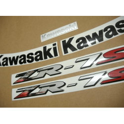 AUFKLEBER  KAWASAKI ZR-7S YEAR 2003 VERSION SILVER