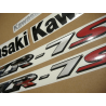 AUTOCOLLANT  KAWASAKI ZR-7S YEAR 2003 VERSION SILVER