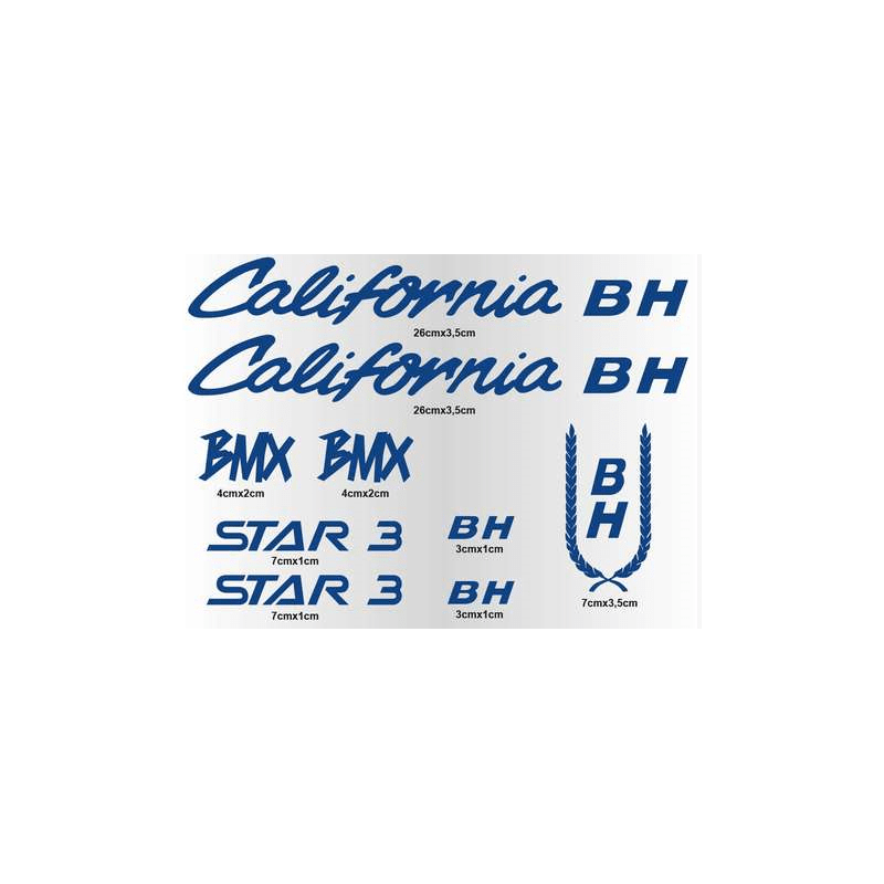 AUFKLEBER BH CLASSIC CALIFORNIA
