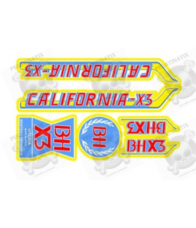 STICKERS BH CLASSIC CALIFORNIA X3 (Compatible Product)