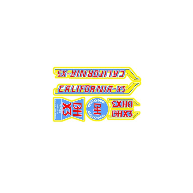 AUTOCOLLANT BH CLASSIC CALIFORNIA X3