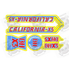 AUFKLEBER BH CLASSIC CALIFORNIA X3
