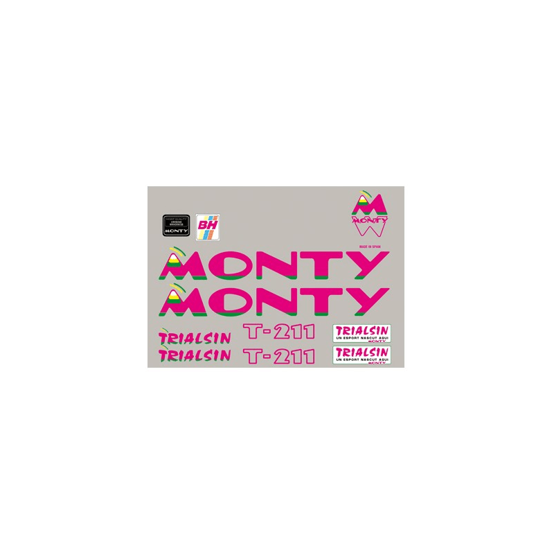 AUTOCOLLANT BH CLASSIC MONTY T211
