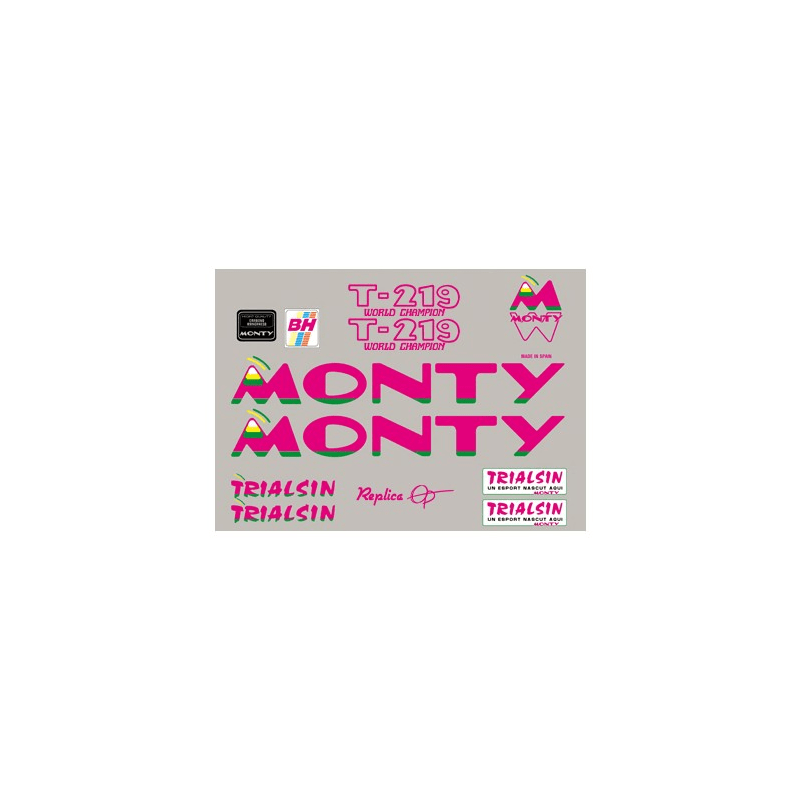 AUTOCOLLANT BH CLASSIC MONTY T219