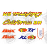 AUTOCOLLANT BH CLASSIC CALIFORNIA BMX XL3
