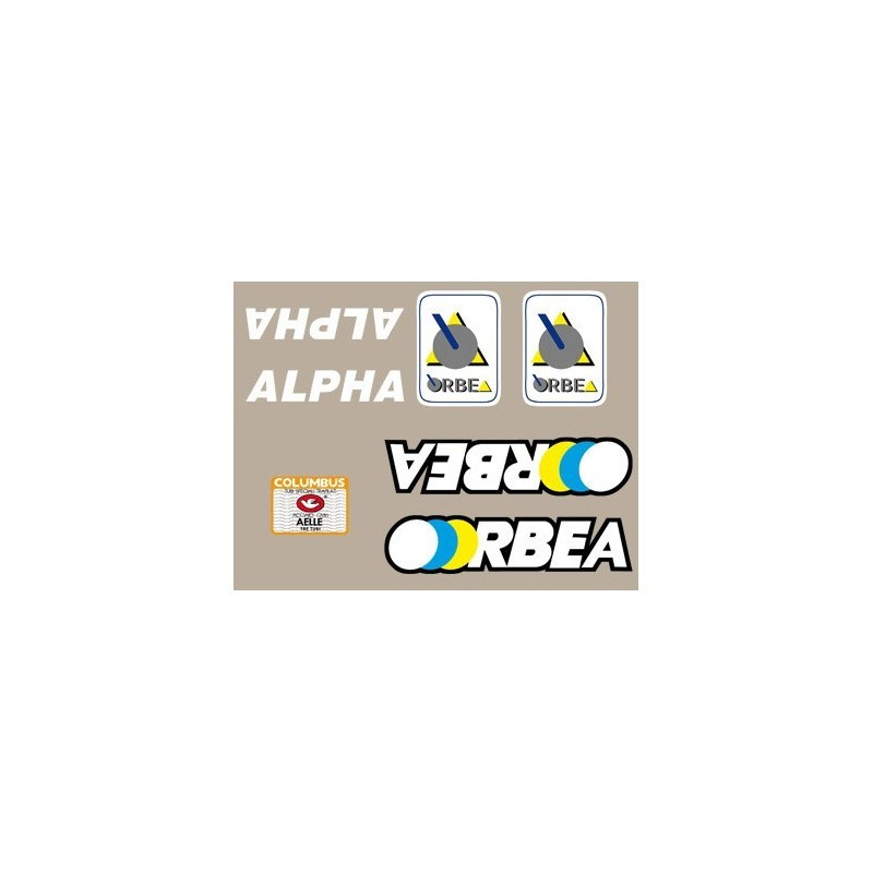 AUFKLEBER ORBEA CLASSIC ALPHA