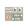 AUFKLEBER ORBEA CLASSIC ALPHA