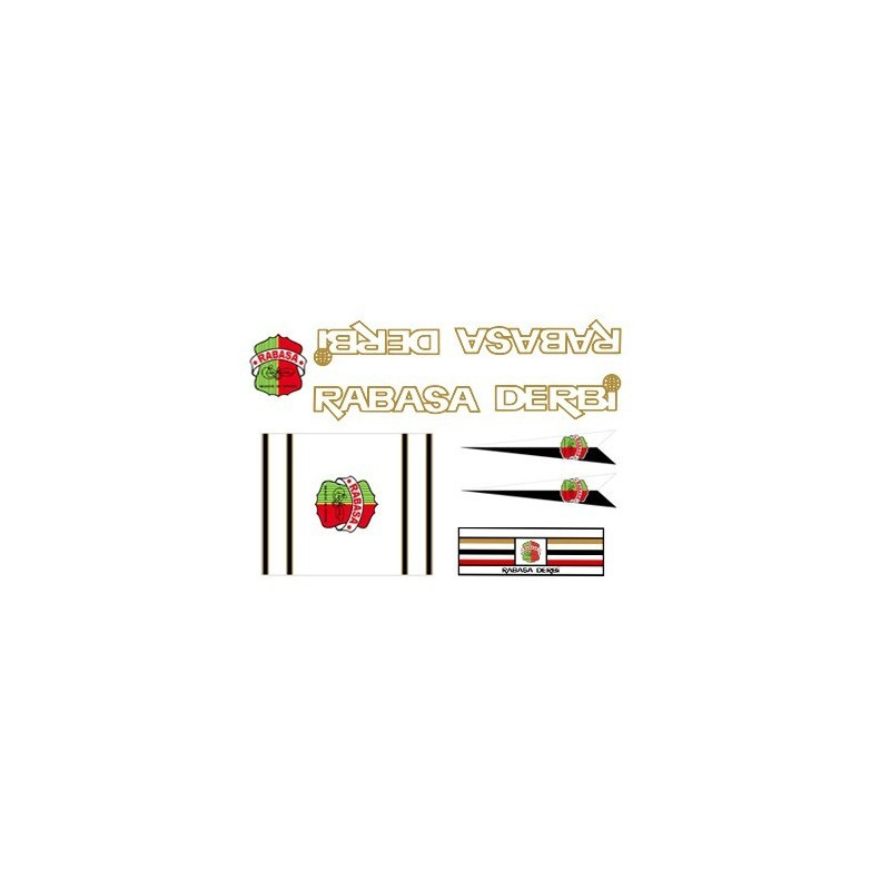 STICKERS CLASSIC RABASA DERBI 70