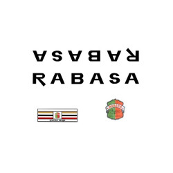 AUFKLEBER RABASA DERBI BMX