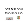 AUFKLEBER RABASA DERBI BMX
