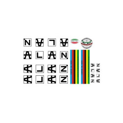 STICKERS DECALS ALAN 1985