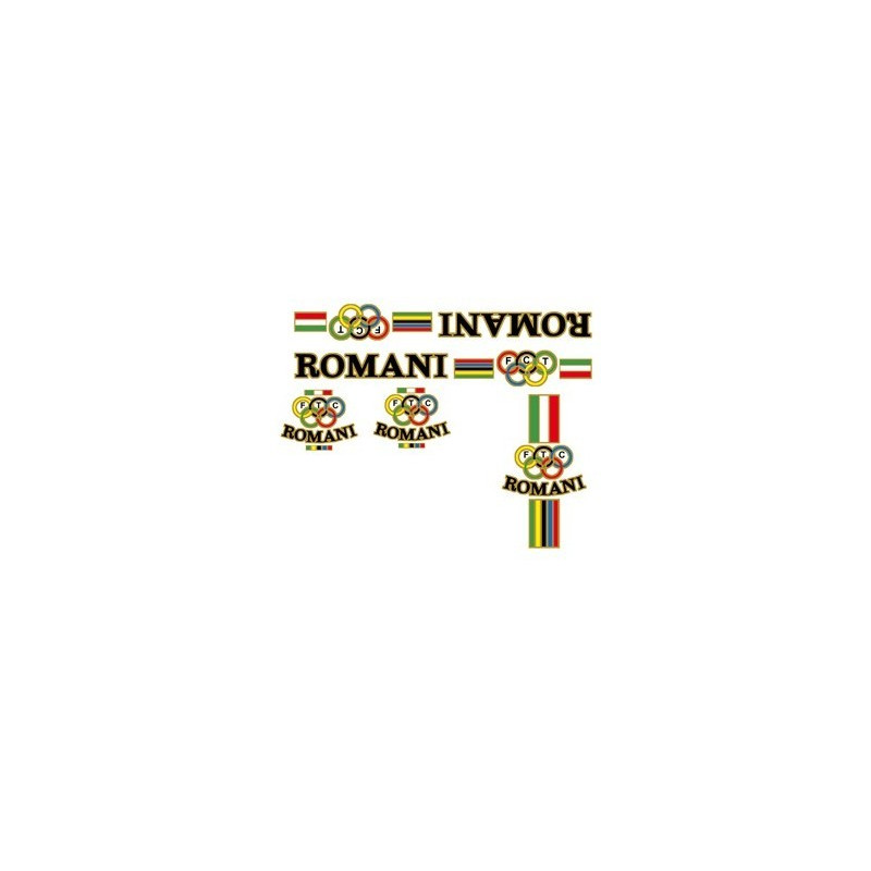 STICKERS DECALS ROMANI