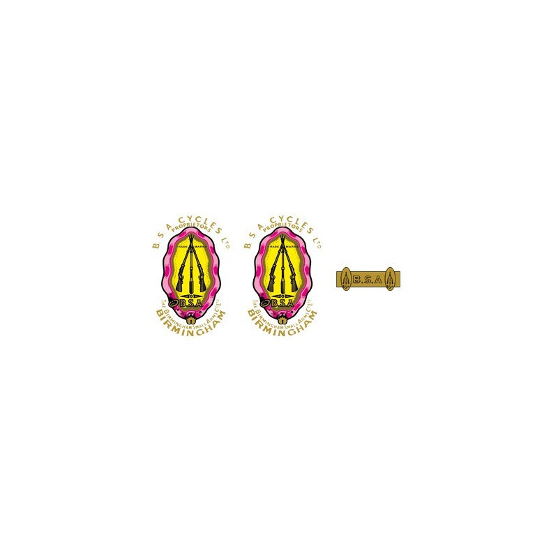 ADHESIVOS VINTAGE BSA