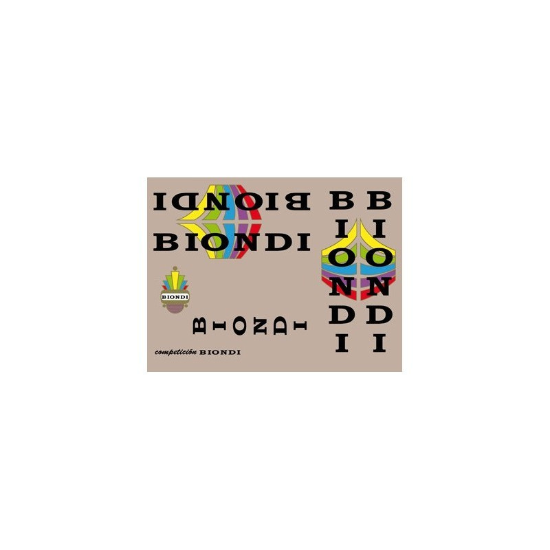 STICKERS DECALS BIONDI