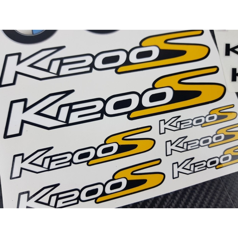 Stickers decals for BMW K1200S 2 parts set 22 pcs