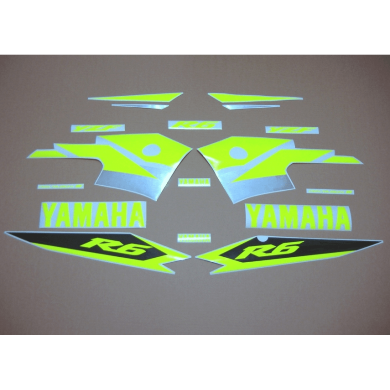 Adhesivo kit YAMAHA YZF-R6 Year 2003-2005 NEON YELLOW
