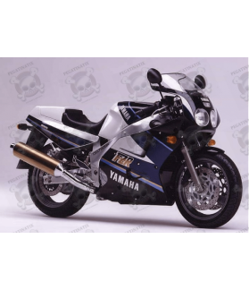 Stickers decals Yamaha FZR 1000 Year 1990 black/blue/white (Compatible Product)