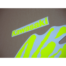 Stickers decals KAWASAKI ZXR NINJA CUSTOM NEON YELLOW