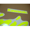 Stickers decals KAWASAKI ZXR NINJA CUSTOM NEON YELLOW